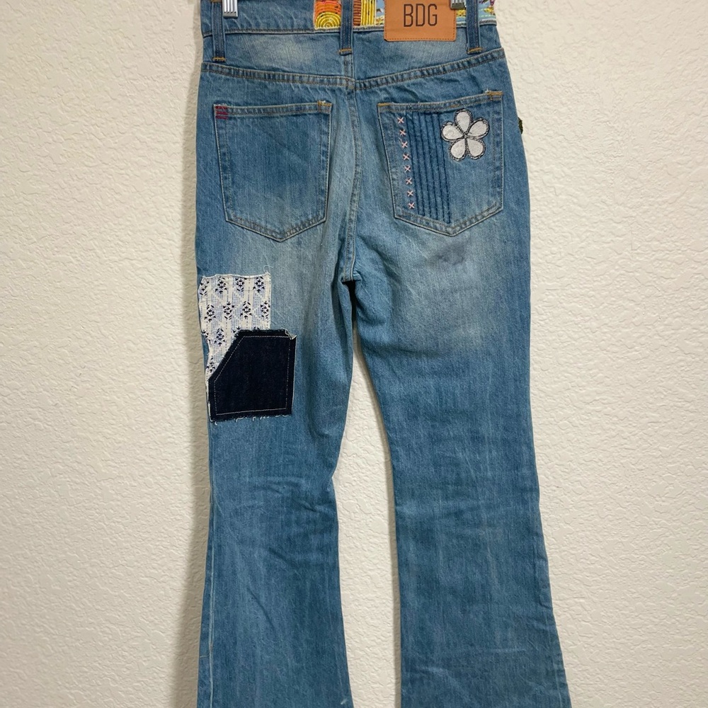 BDG Urban Outfitters Patchwork Jeans Size 24 - Picture 6 of 13